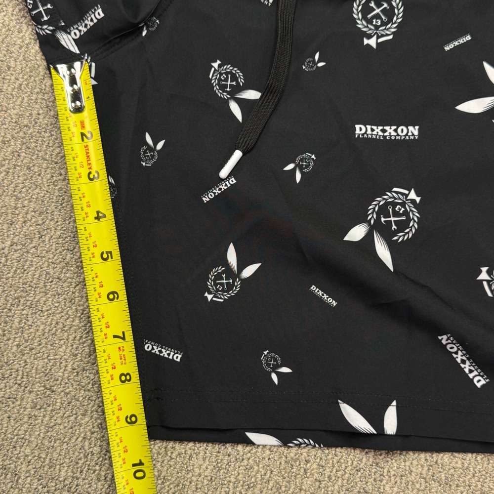Dixxon Flannel Company x Playboy Men's Black Graphic Board Shorts Size 46 - Picture 7 of 9